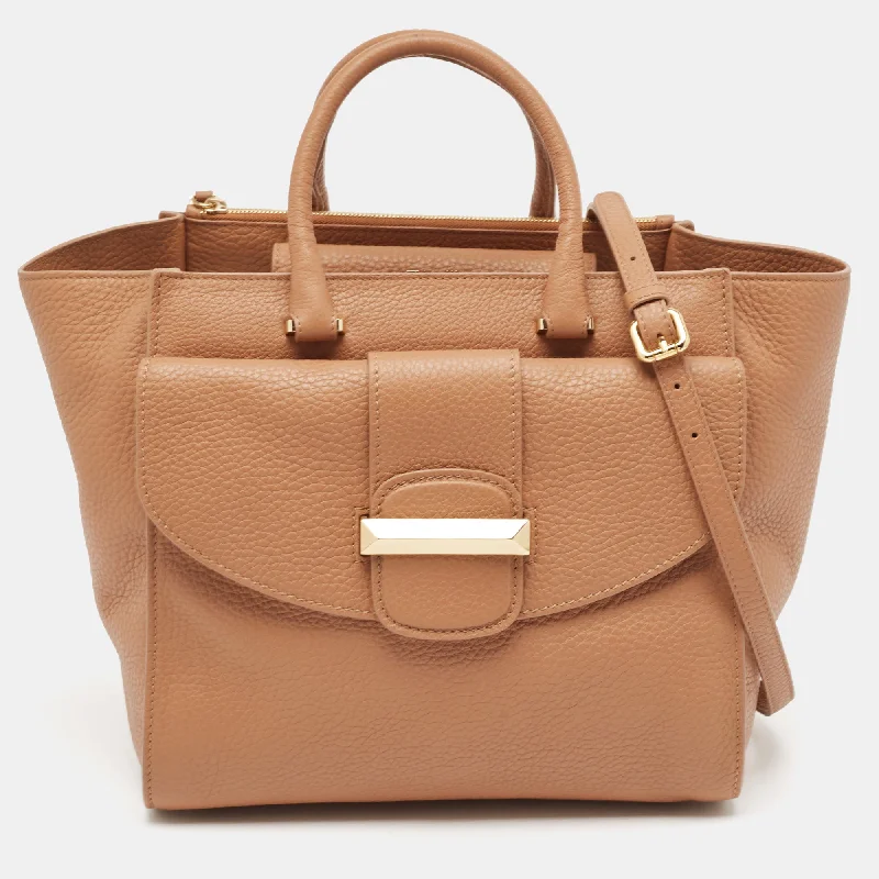 Ballin Brown Leather Amal Tote