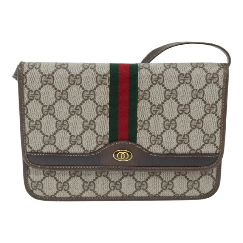 Gucci Gg Canvas  Canvas Shoulder Bag (Pre-Owned)