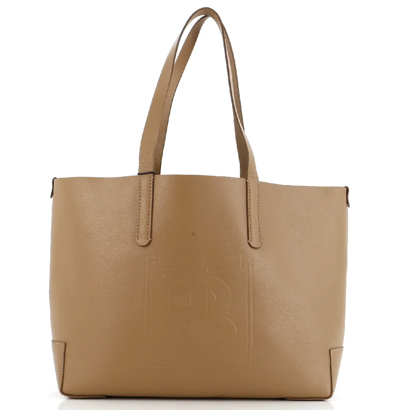 Motif Tote Embossed Leather Medium