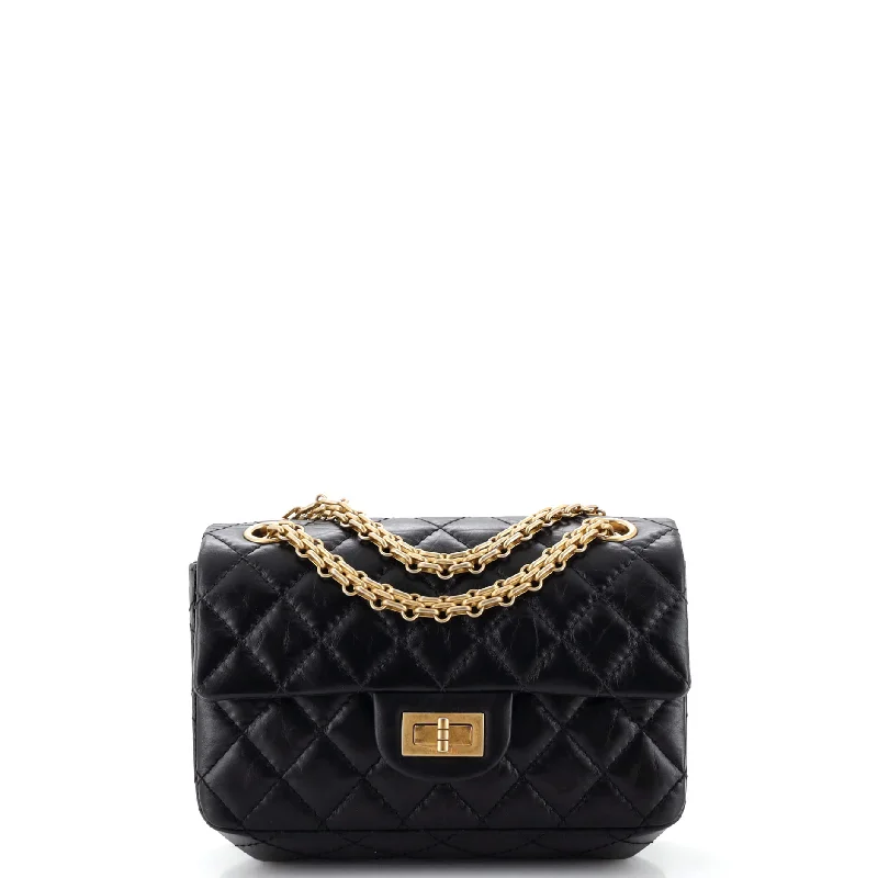 Reissue 2.55 Flap Bag Quilted Aged Calfskin Mini