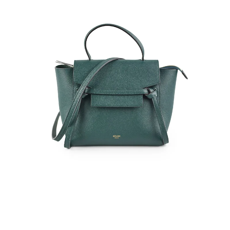 Celine Nano Belt Bag Dark Green