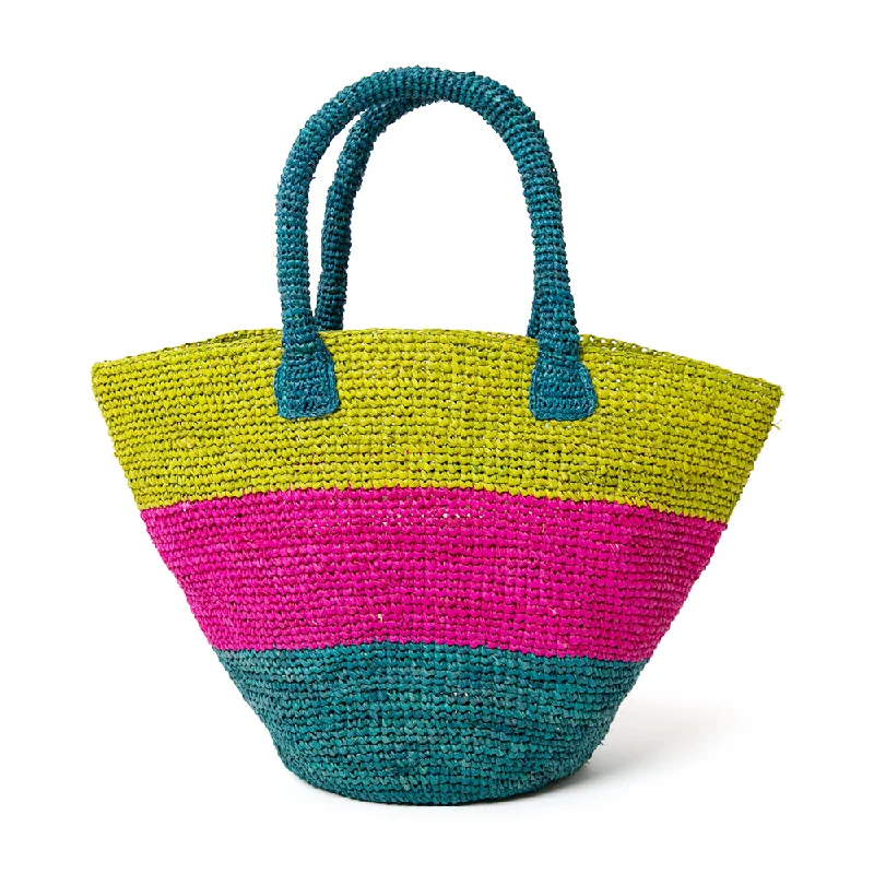 Raffia Bucket Bag