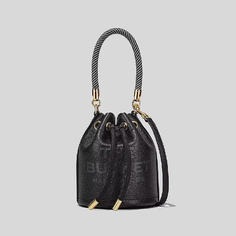 MARC JACOBS The Leather Mini Bucket Bag Black 2S3HCR058H03