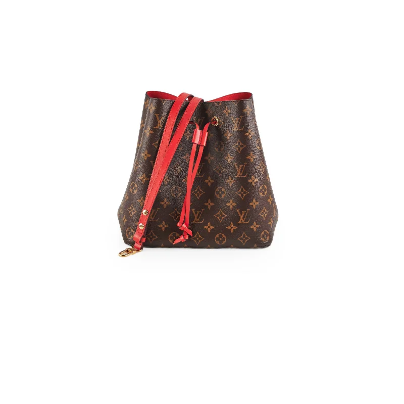 Louis Vuitton Neo Noe Monogram Red