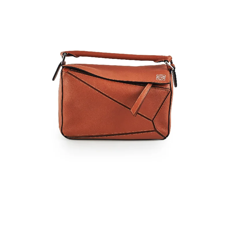 Loewe Puzzle Small Bag Tan