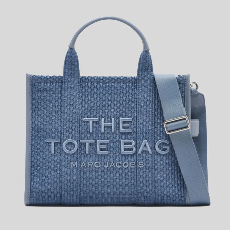 MARC JACOBS The Woven Medium Tote Bag Pale Blue 2S4HTT057H03