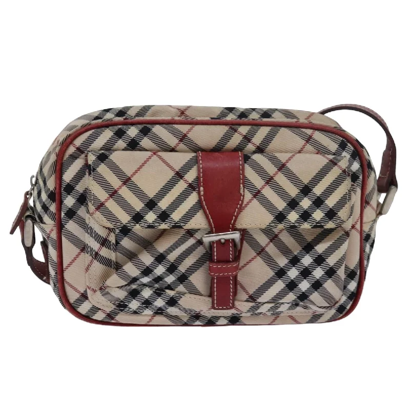 Burberry Nova Check  Canvas Shoulder Bag (Pre-Owned)