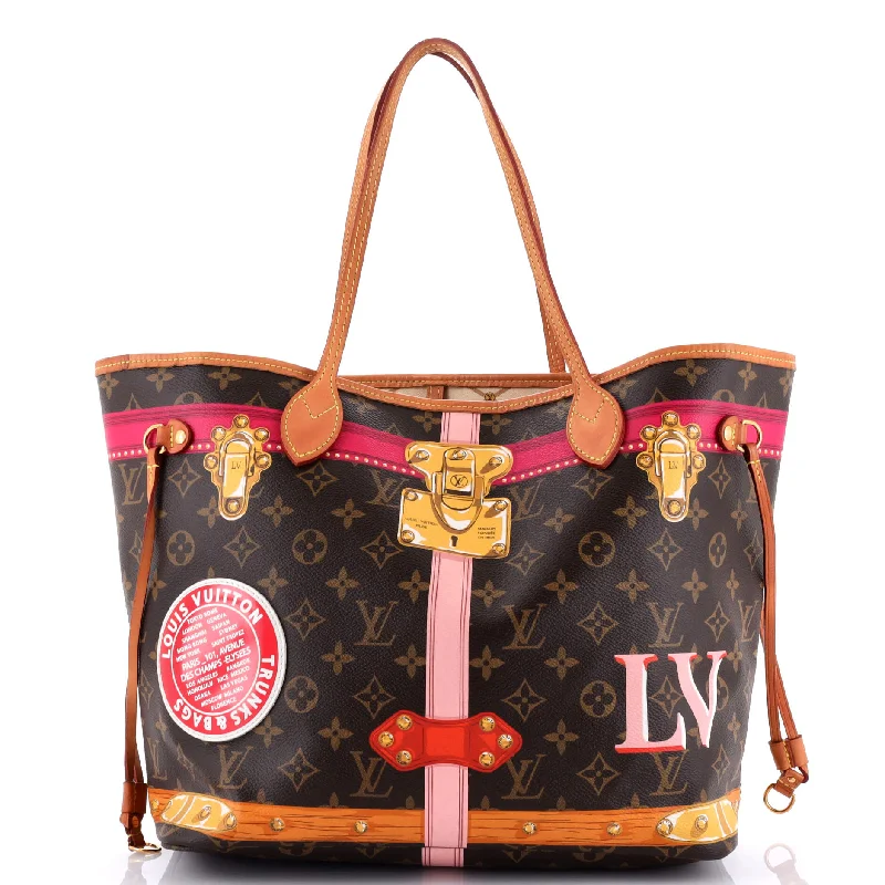 Neverfull NM Tote Limited Edition Summer Trunks Monogram Canvas MM