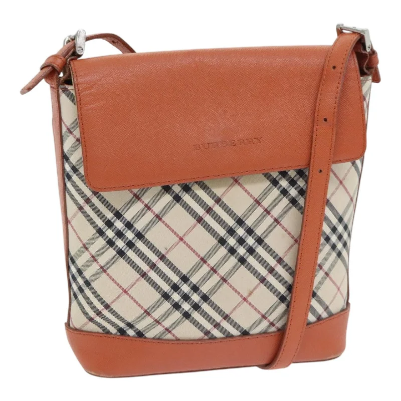 Burberry Nova Check  Canvas Shoulder Bag (Pre-Owned)