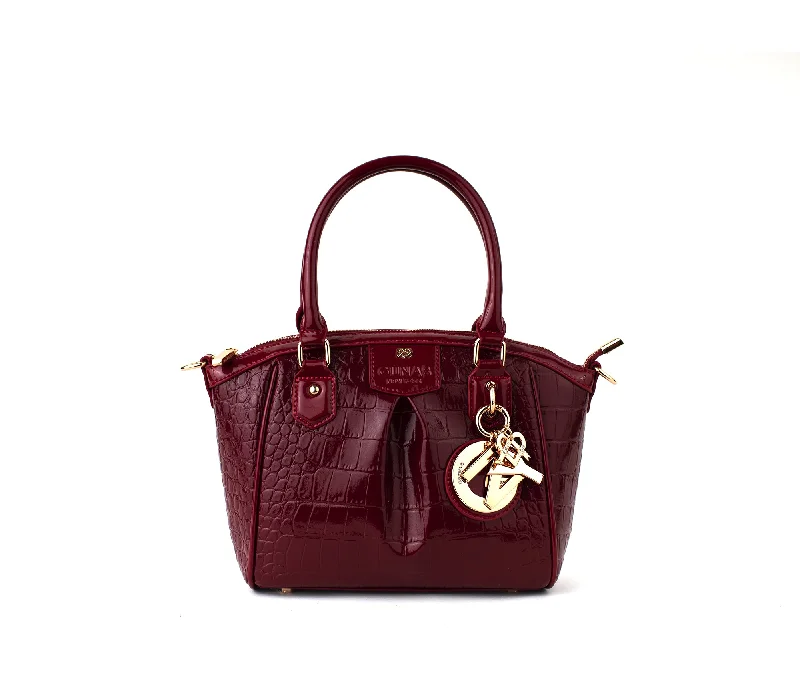 Madison Mini - Cherry Croc Vegan Bag