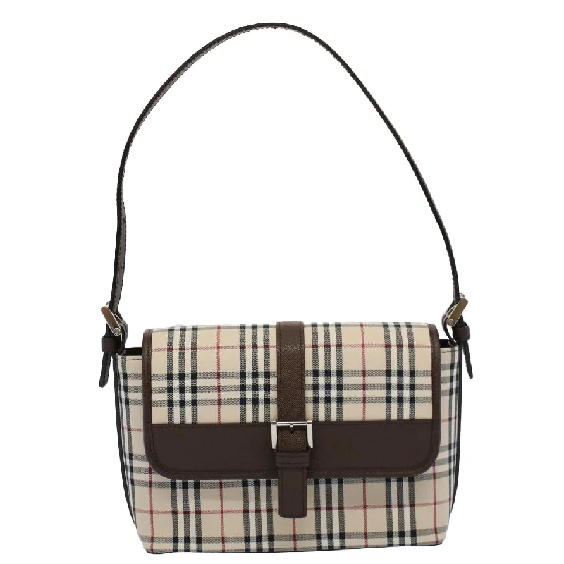 Burberry Nova Check  Synthetic Shoulder Bag (Pre-Owned)