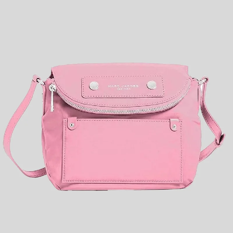 MARC JACOBS Preppy Nylon Mini Natasha Crossbody Bag Bubble Gum M0012909