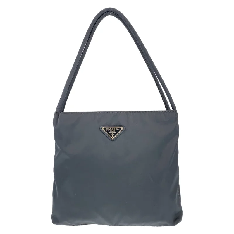 Prada Nylon Tessuto Logo Tote Bag