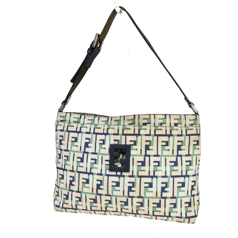 Fendi Zucca  Canvas Shoulder Bag (Pre-Owned)