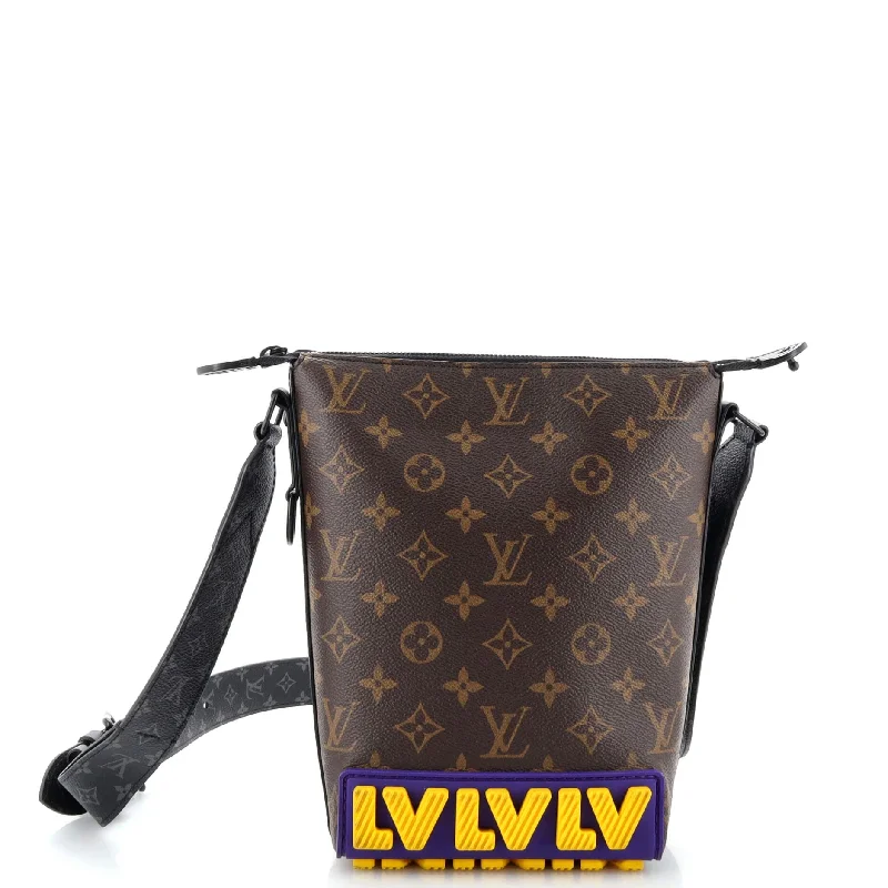 Cruiser Messenger Limited Edition LV Rubber Monogram Canvas and Monogram Eclipse