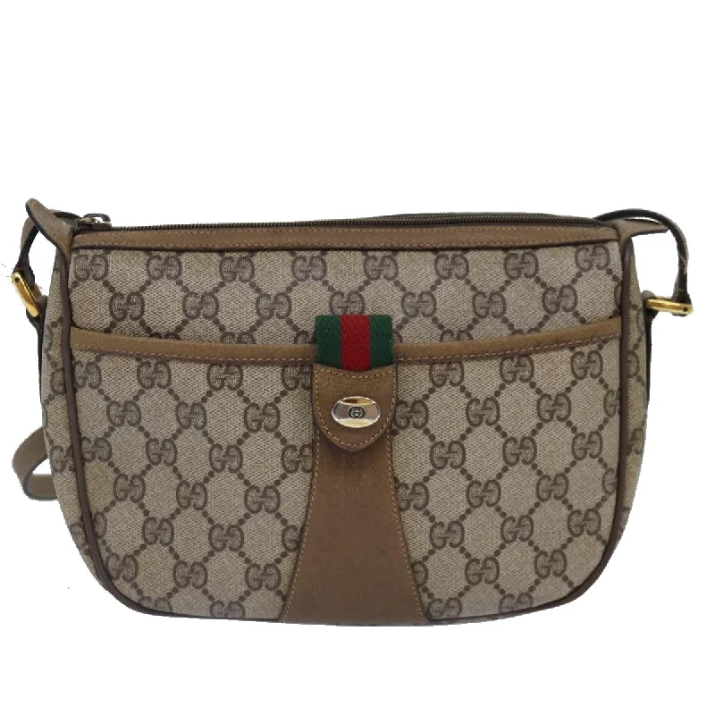 Gucci Ophidia  Canvas Shoulder Bag (Pre-Owned)