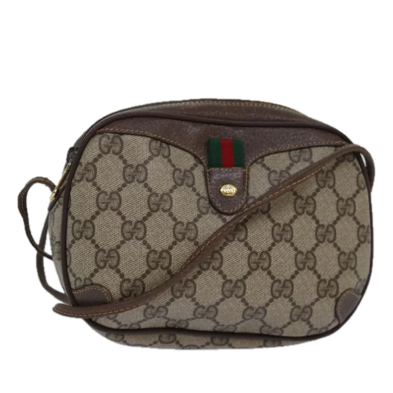 Gucci Gg Supreme  Canvas Shoulder Bag (Pre-Owned)