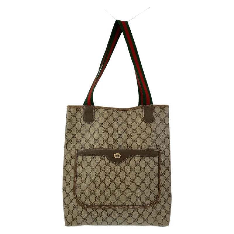 Gucci GG Supreme Canvas Shoulder Tote Bag