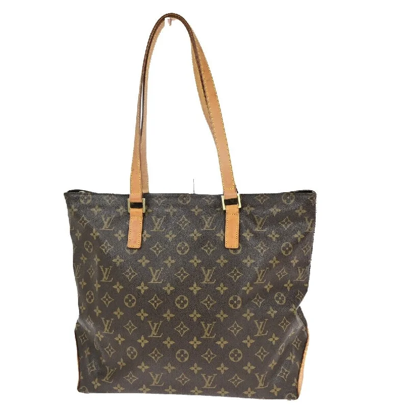 Louis Vuitton Cabas Mezzo  Canvas Shoulder Bag (Pre-Owned)