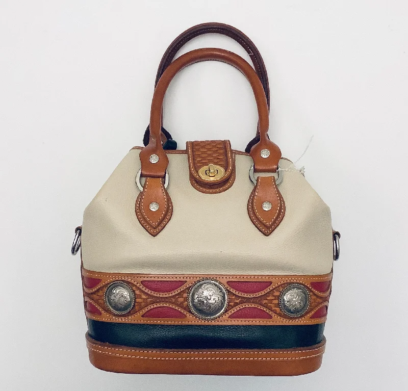 Handbag Leather By Cmb, Size: Medium