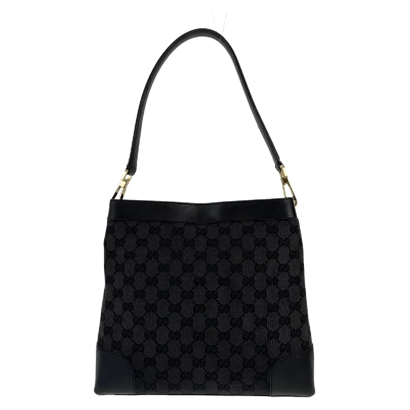 Gucci GG Canvas Leather Shoulder Tote Bag