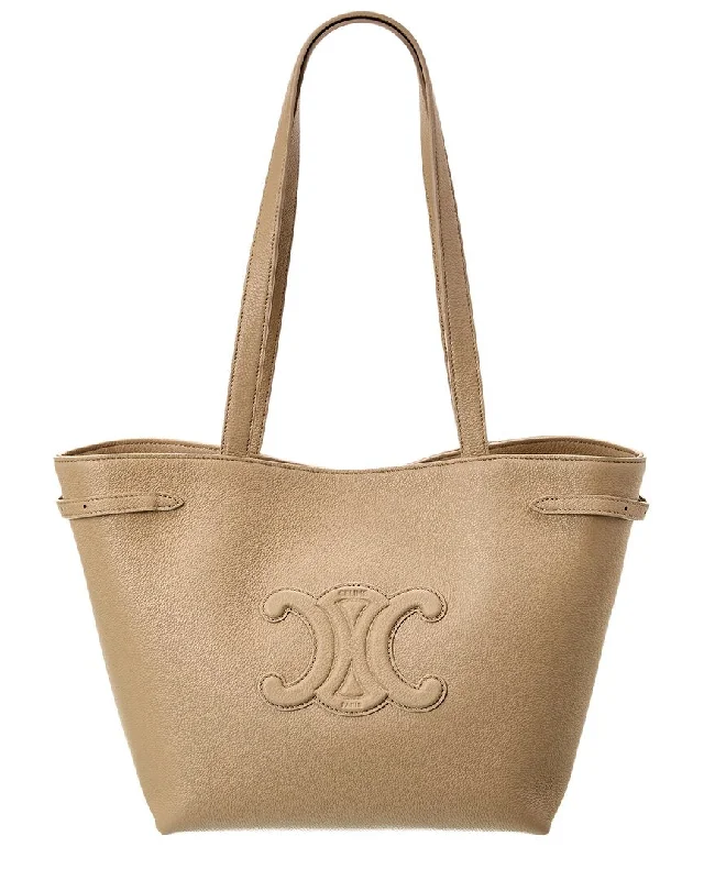 CELINE Cabas Anais Small Leather Tote