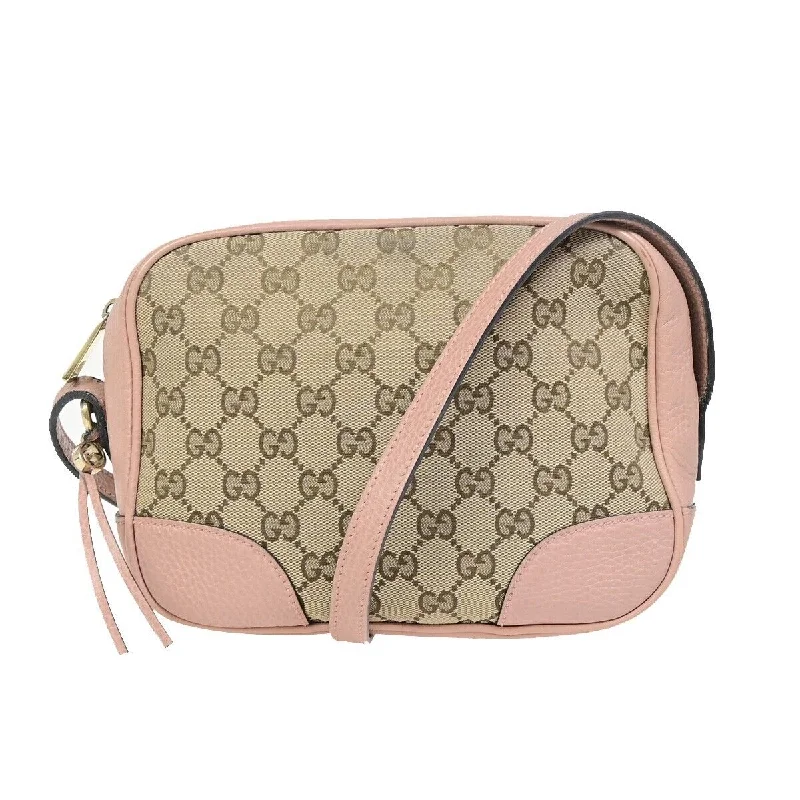 Gucci Bree  Canvas Shoulder Bag (Pre-Owned)