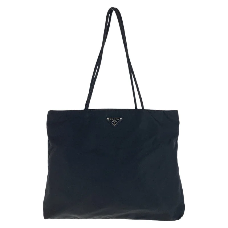 Prada Nylon Tessuto Triangle Logo Tote