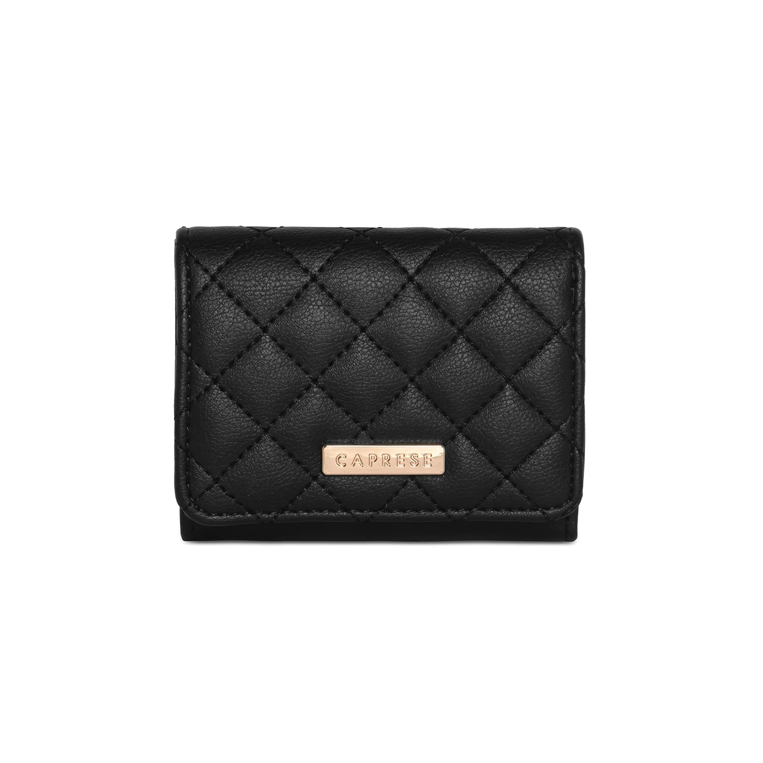 Caprese Erica Flap Wallet Small Black