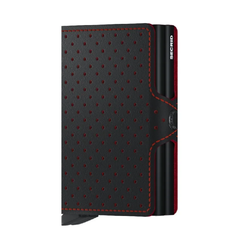 Secrid Twinwallet Perforated Black-Red