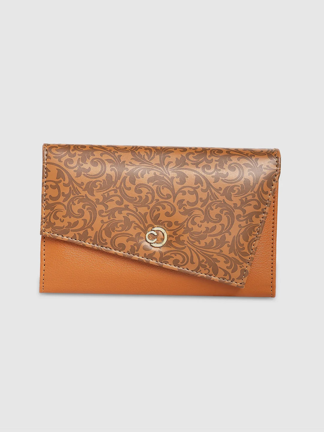 Caprese Helene Flapover Wallet Large Tan