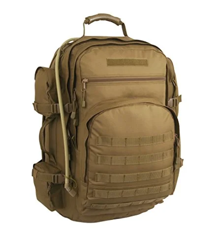 Code Alpha Campaign Recon Backpack With 3L Hydrapak Hydration System, Coyote