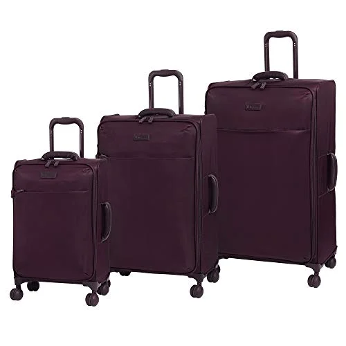 it luggage Lustrous Expandable Lightweight 3 Piece Set, Aubergine