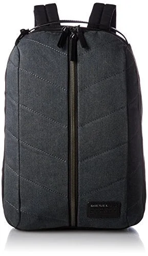 Diesel Men'S Denim Backpack, Dark Blue/Black