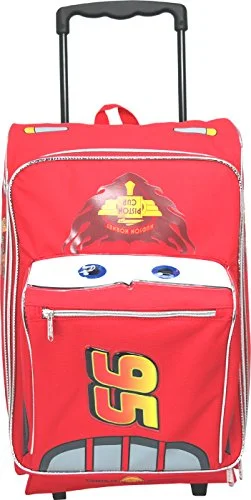 Disney Pixar Cars 2 Rolling Lightning McQueen Luggage Suitcase