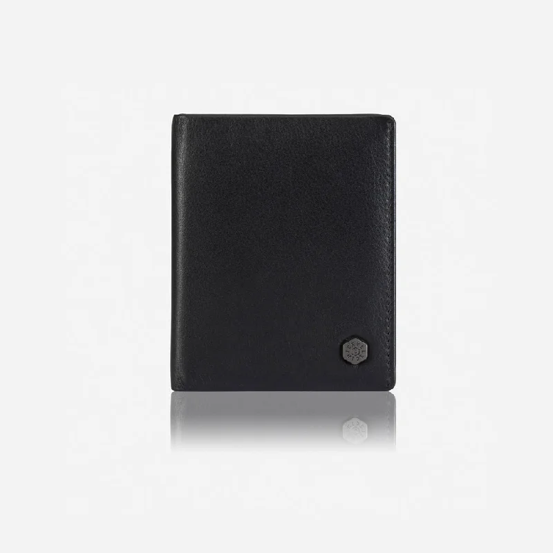 Jekyll & Hide Monaco Slim Bifold Card Holder, Black