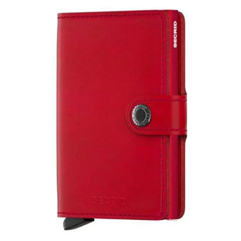 Secrid Miniwallet - Red - Red Leather