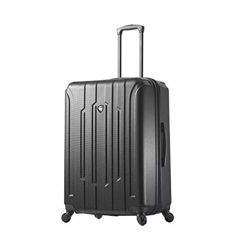 Mia Toro Crosetti Hardside 30 Inch Spinner Luggage, Black