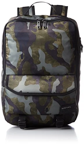 Diesel Men'S Ranks F-Close Back Backpack, Military Camo