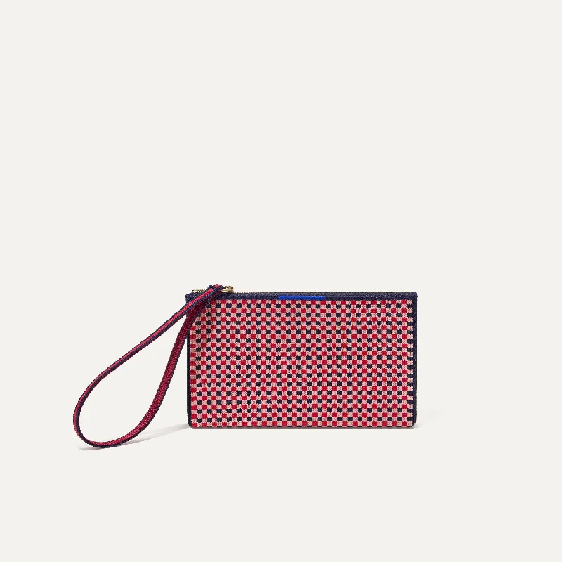 The Wallet Wristlet - Confetti Micro Check