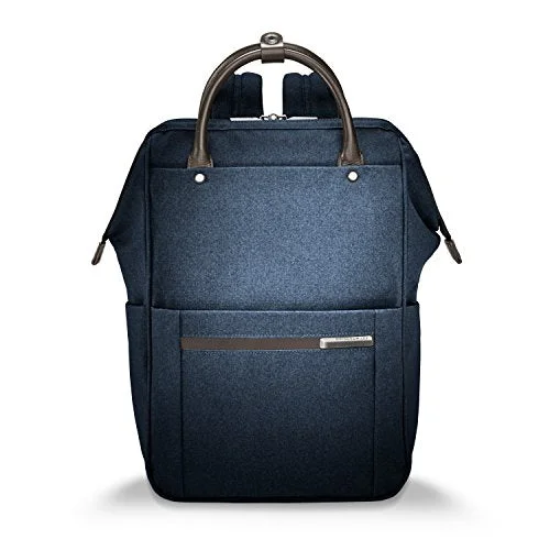 Briggs & Riley Kinzie Street, Framed Wide-Mouth Backpack, Navy