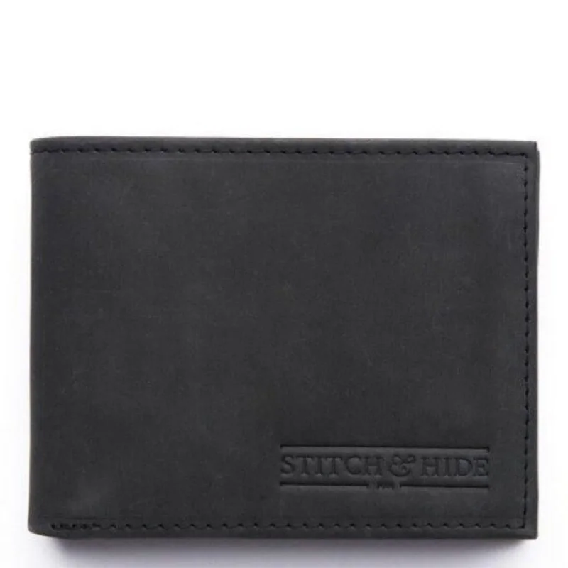 Stitch & Hide Casper Wallet - Black