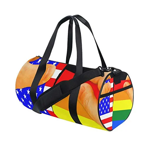 Trump May Not Be Anti-GayTravel Duffle Bag Sports Luggage with Backpack Tote Gym Bag for Man and Women