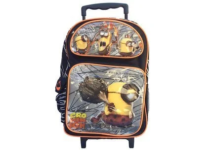 New 2015 Despicable Me Crominion Large Roller Backpack