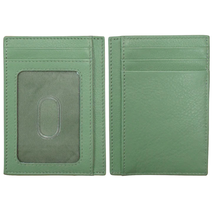 ili New York Leather RFID Pocket I.D. Card Case - 7176