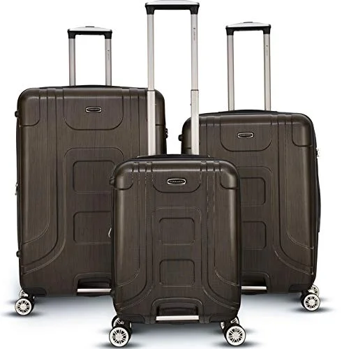 Gabbiano Provence 3 Piece Expandable Hardside Spinner Luggage Set (Bronze)