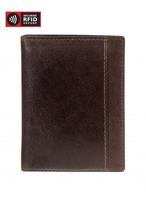 Mancini CASABLANCA Collection Men’s Unique Vertical Wing Wallet (RFID Secure)