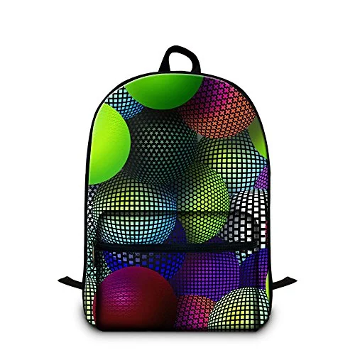 Crazytravel Cotton School Bag Backpack For Teens Boys Girls