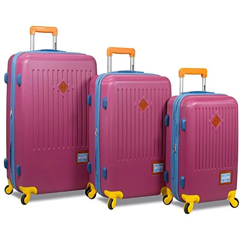 Rolite Mod Hardside 3-Piece Spinner Expandable Luggage Set - Burgundy