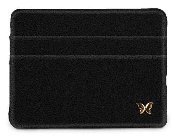 Monarque - Obsidian Black-Slim RFID Wallet- $10